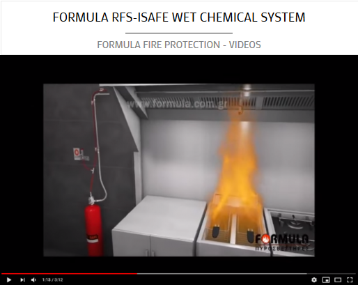FORMULA RFS-iSAFE WET CHEMICAL SYSTEM